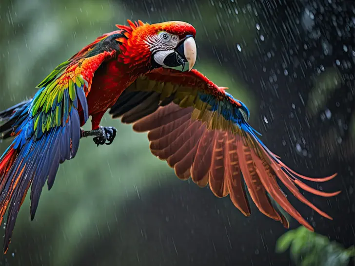 Glasurit wildlife bird rain